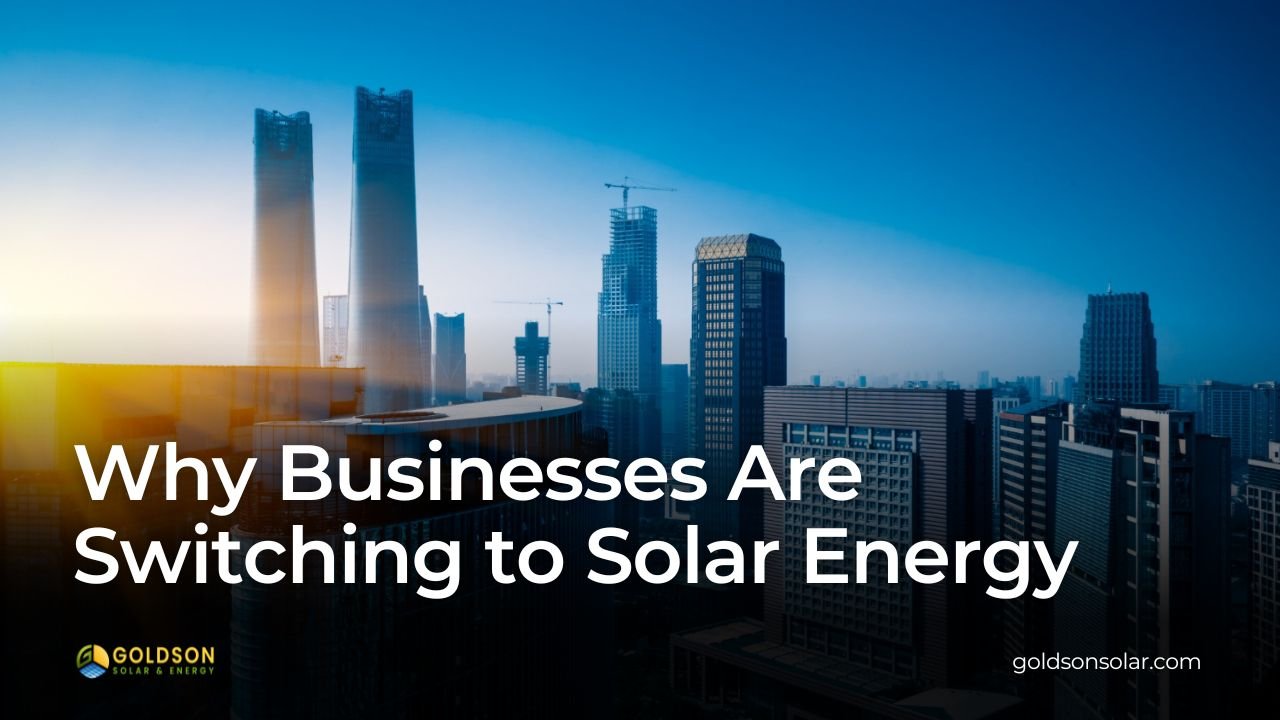 Why Businesses Are Switching to Solar Energy